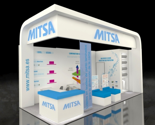 Mitsa - Messebau, Messestand - Techtextil in Frankfurt - Simply Plan